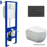 Berges Wasserhaus Atom 043306 (с сиденьем и кнопкой смыва) Image #1