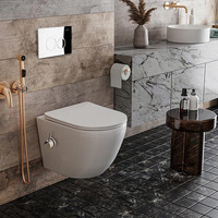 Roxen Antares Bidet в комплекте с инсталляцией StounFix Dual Fresh 6 в 1 926249 (кнопка: хром глянец) Image #10