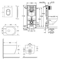 Lauter Sulzdorf + GROHE Rapid SL 39504000 (белый с микролифтом) Image #20