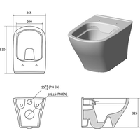 Ravak WC Classic RimOff X01671 (без сиденья) Image #4