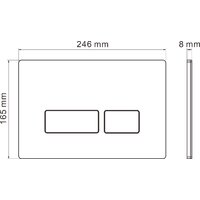 Roxen Cube Bidet One Rimless 6 в 1 StounFix Dual Fresh 608961 (кнопка: матовая) Image #22