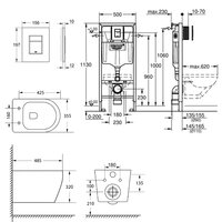 Lauter Sulzdorf + GROHE Solido 38811KF0 (белый с микролифтом) Image #20