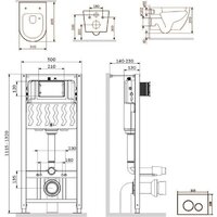 AM.PM Pro L IS49038.801900 (черный матовый, с сиденьеми кнопкой смыва) Image #4