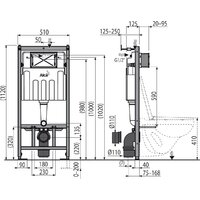 Saniteco KW-9005W в комплекте с инсталляцией + AM101/1120 + M71-BL-01 Image #24