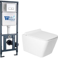 Saniteco KW-9004W в комплекте с инсталляцией + Marberg 410 SE CR + Marberg 410