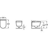 Roca Inspira In-Wash Rimless [803060001] Image #11