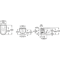 Roca Meridian Rimless A34624L000 (без сиденья) Image #2