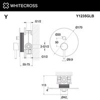 Whitecross Y Y1235GLB (брашированное золото) Image #3