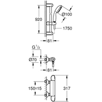 Grohe Grohtherm 1000 [34256003] Image #3