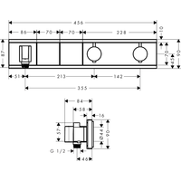 Hansgrohe RainSelect 15355400 (белый/хром) Image #2