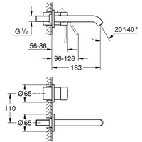 Grohe Essence New 19408AL1 (темный графит, матовый) Image #2