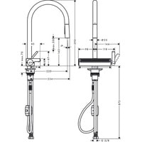 Hansgrohe Aquno Select M81 73837000 (хром) Image #9