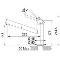 Franke Orbit Pull Out 115.0623.057 (оникс) Image #2