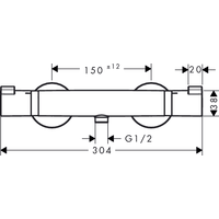 Hansgrohe Ecostat 13116700 Image #2