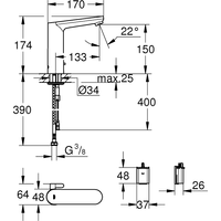 Grohe Eurosmart Cosmopolitan E 36422000 Image #2