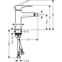 Hansgrohe Metropol 32520700 (белый матовый) Image #2