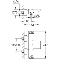 Grohe Grohtherm 2000 New 34174001 Image #2