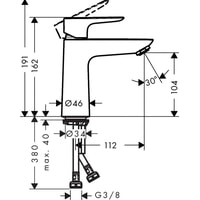 Hansgrohe Talis 110 71712700 Image #2