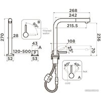 Omoikiri Nara 2 Plus-S-BN (нержавеющая сталь) Image #2