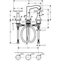 Hansgrohe Metropol Classic 31306090 (хром/золото) Image #2