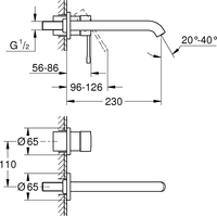 Grohe Essence New 19967GN1 (холодный рассвет) Image #2