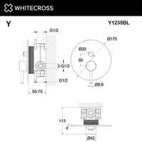Whitecross Y Y1235BL (черный матовый) Image #3