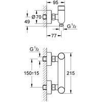 Grohe Eurosmart Cosmopolitan T [36320000] Image #2