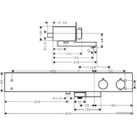 Hansgrohe ShowerTablet 600 13109400 Image #2