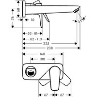 Hansgrohe Talis E 71734140 (бронзовый) Image #2