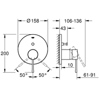 Grohe Essence 24058GN1 (холодный рассвет, матовый) Image #4