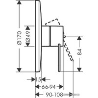 Axor Uno 38626000 Image #2