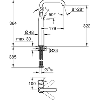 Grohe Essence New 32901GL1 (холодный рассвет) Image #2