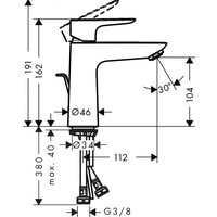 Hansgrohe Talis E 71710140 (бронзовый матовый) Image #5