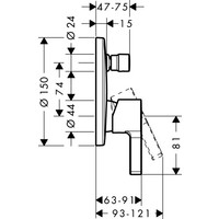Hansgrohe Metris S 31465000 Image #2