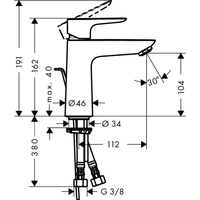 Hansgrohe Talis E 71710000 (хром) Image #2