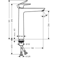 Hansgrohe Talis E 71717670 (черный матовый) Image #2