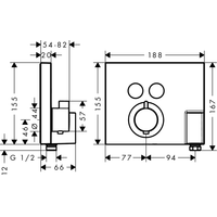 Hansgrohe ShowerSelect 15765000 Image #2