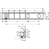 Hansgrohe RainSelect 15356000 (хром) Image #2