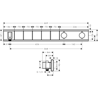 Hansgrohe RainSelect 15358000 (хром) Image #2