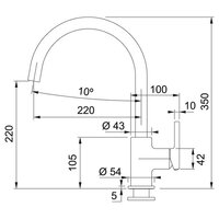 Franke Lina XL 115.0626.020 (оникс) Image #2