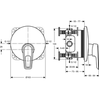 Ideal Standard Ceramix Blue A5666AA Image #2