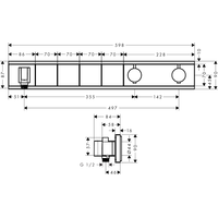 Hansgrohe RainSelect 15357000 (хром) Image #2