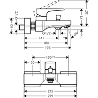 Hansgrohe Metropol 32540670 (черный матовый) Image #2