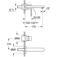 Grohe Eurosmart Cosmopolitan 19381000 Image #2