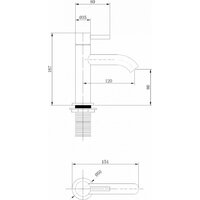 Abber Wasser Kreis AF8110G (золото матовое) Image #3