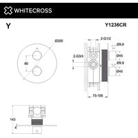 Whitecross Y Y1236CR (хром) Image #3