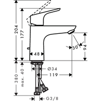Hansgrohe Focus [31621000] Image #2