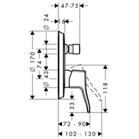 Hansgrohe Metris Classic 31485000 Image #2