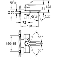 Grohe Lineare 33849DC1 (суперсталь) Image #2