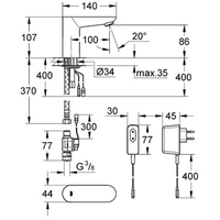 Grohe Euroeco Cosmopolitan E 36269000 Image #2